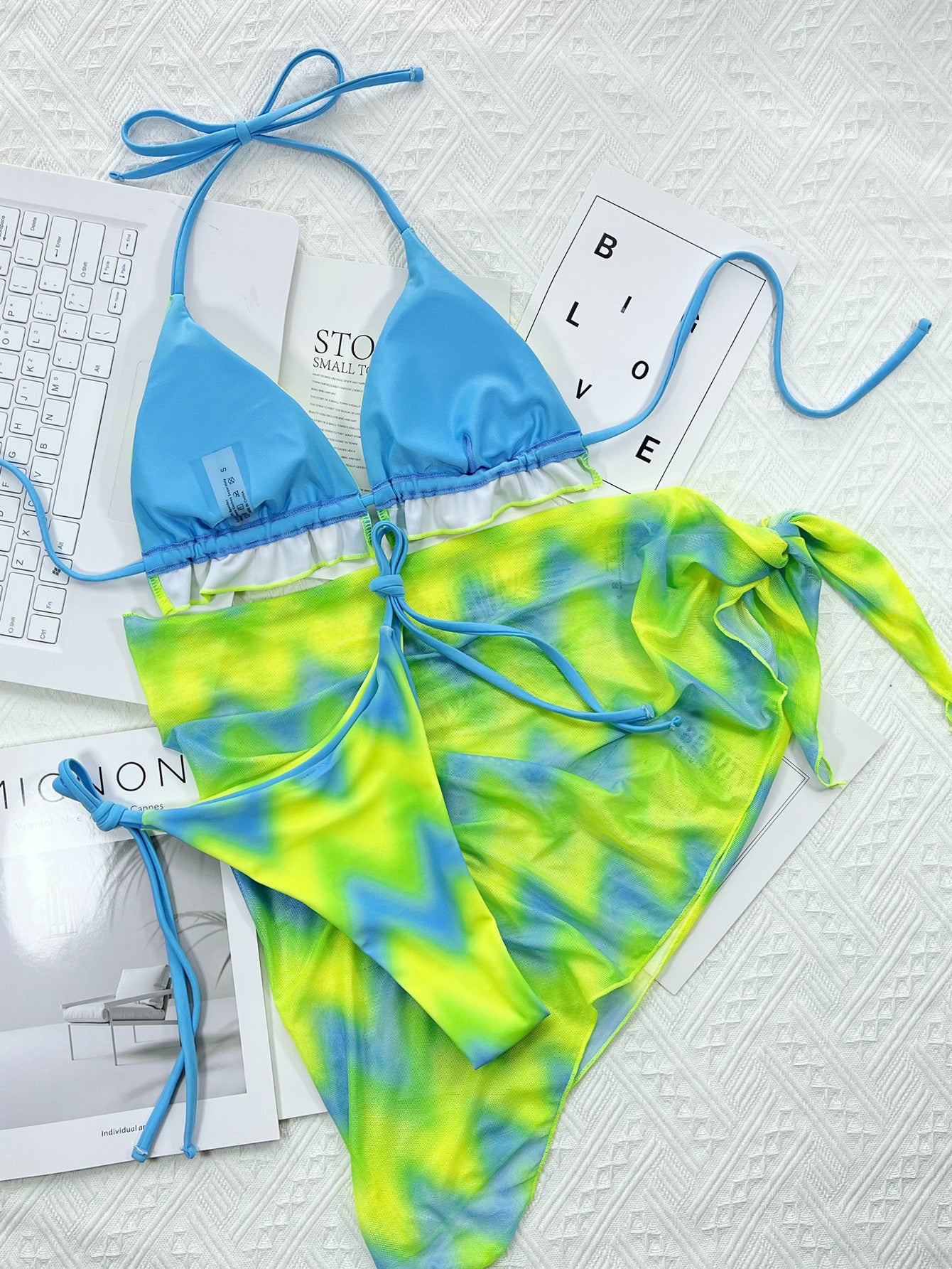 Bikini Tie Dyed Outer Single Swimsuit Bikini