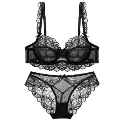 Logirlve Lace Push-Up Bra Set