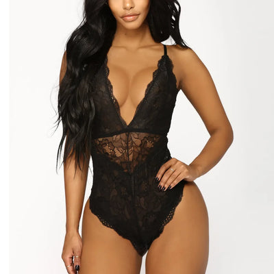 Elegant Lace Lingerie Bodysuit