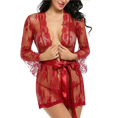 Lace Bridal Nightdress Set