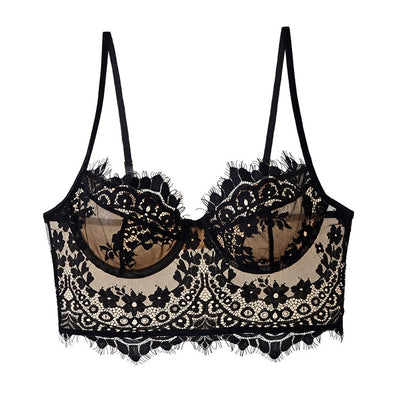 Classic Ladies' Lace Sling Thin Bra Collection set